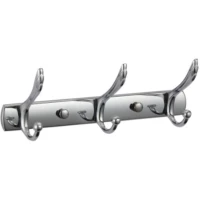 Планка с крючками РМС A5027 для ванны, хром