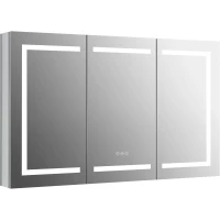 Зеркальный шкаф Aquatek AQ7124-MLC 120x70 см, с LED-подсветкой, сенсорным выключателем, антизапотеванием