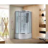 Душевая кабина 100x100x220 см Black & White Galaxy 5503100 прозрачное