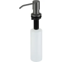 Дозатор для жидкого мыла Frap F408-9 300 мл, встраиваемый, для кухни, оружейная сталь