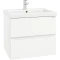Комплект мебели белый глянец 70 см Onika Эвада 107059 + UM-COM70/1 + 207046 - 8