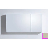 Зеркальный шкаф 100х50 см темно-серый глянец BelBagno BB1000PAC/TL