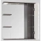 Зеркальный шкаф 75x87 см венге/белый глянец Style Line Агат ЛС-00000232 - 2