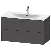 Тумба графит матовый 102 см Duravit Brioso BR431304949