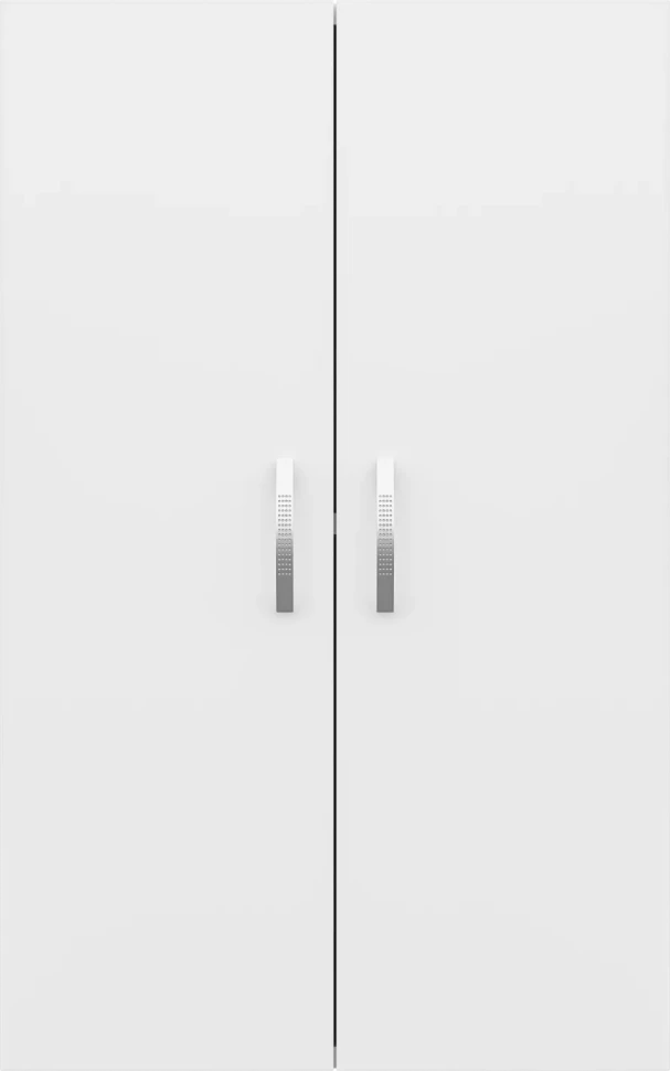Шкаф двустворчатый Misty Лилия Э-Лил08050-011бф 50x80 см, белый глянец/белый матовый
