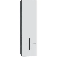 Пенал Санта Юпитер 700365 подвесной R, белый глянец/темный дуб