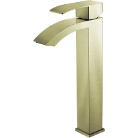 Смеситель для раковины Fmark FS8611C золотой матовый