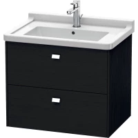 Тумба черный дуб 67 см Duravit Brioso BR414101016