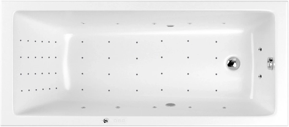 

Акриловая гидромассажная ванна 179,5x79,5 см Whitecross Wave 0101.180080.100.NANO.CR