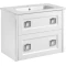 Комплект мебели белый матовый 77,6 см ASB-Woodline Рома 4607947232097 + 27654 + 4607947231755 - 4