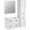 Комплект мебели белый матовый 77,6 см ASB-Woodline Рома 4607947232097 + 27654 + 4607947231755 - 2