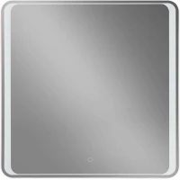 Зеркало Art&Max Elegant AM-Ele-800-800-DS-F 80x80 см, с LED-подсветкой, сенсорным выключателем, диммером