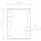 Зеркальный шкаф 55x71,2 см белый глянец L Onika Лилия 205518 - 2