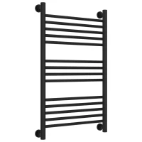 Полотенцесушитель водяной 800x500 перемычка выгнутая черный матовый Сунержа Богема+ 31-0221-8050