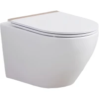 Унитаз подвесной Esbano Amapola-N DP ESUPAMAPNDPW безободковый, с сиденьем микролифт, белый