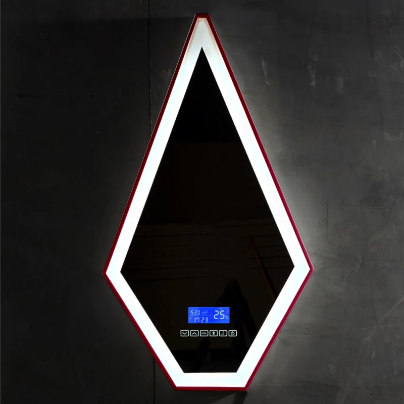 Зеркало 45x80 см красный Abber Stein AS6611R