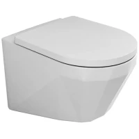 Унитаз подвесной Bien Moly MLKA052N1VP0W3000 безободковый, с сиденьем микролифт, белый