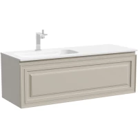 Тумба под раковину Sancos Very VR120LCE 119,5 см L, подвесная, бежевый матовый