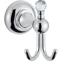 Крючок Cezares Aphrodite APHRODITE-DHK1-01-Sw двойной, для ванны, хром