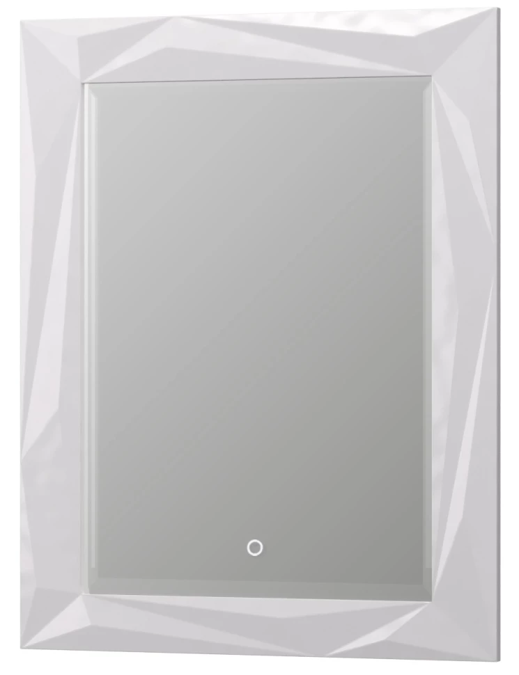 Зеркало 70,2x90,2 см белый глянец Aima Design Brilliant/Cristal Light У51937