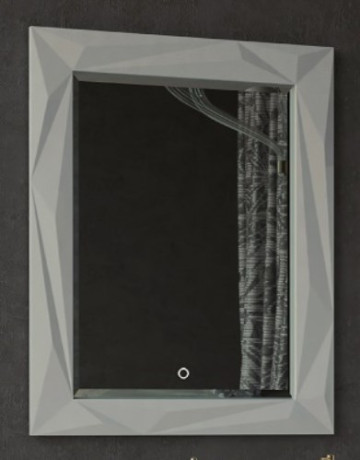 Зеркало 70,2х90,2 см белый глянец Aima Design Brilliant/Cristal Light У51937