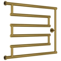 Полотенцесушитель водяной 500x650 состаренная латунь Сунержа High-Tech model 