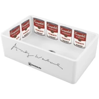 Кухонная мойка Omoikiri Natceramic Mikura 76-Warhol 4993025 76x46 см, белый