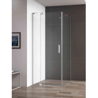 Душевой уголок 90-100x89,5 см Cezares SLIDER-AH-1-90-90/100-C-CR прозрачное
