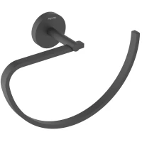 Полотенцедержатель кольцо Aquatek Бетта AQ4621MB черный матовый