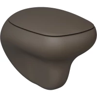 Унитаз подвесной Ambassador Diamond 123T20601R безободковый, коричневый матовый