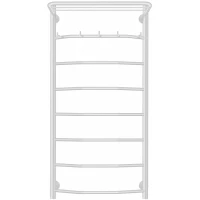 Полотенцесушитель водяной Secado Агата 1КСП 4603777483357 1000x532, белый матовый