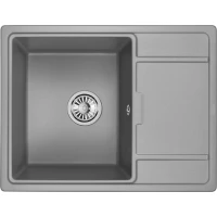 Кухонная мойка Granula 6503, АЛЮМИНИУМ 65x50 см, алюметаллик