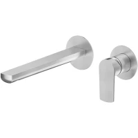 Смеситель для раковины Newform Haka 72030E.59.066 встраиваемый, без донного клапана, нержавеющая сталь