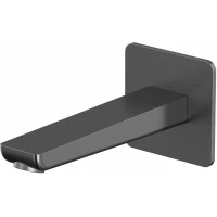 Излив для ванны Whitecross X X1400GM 175 мм, оружейная сталь