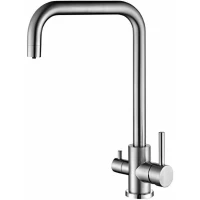 Смеситель для кухни G.Lauf ZAP18-B090 с подключением к фильтру, нержавеющая сталь