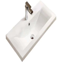 Раковина CeramaLux 9393-100 102x40 см, накладная, белый 