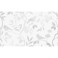 Декор Blanc white белый 01 30x50