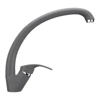 Смеситель для кухни Ulgran темно-серый U-007-309