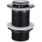 Донный клапан для раковины Raglo R600.04.06 без перелива, черный матовый - 1