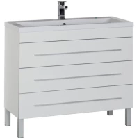 Тумба белый 99,2 см Aquanet Верона 00178471