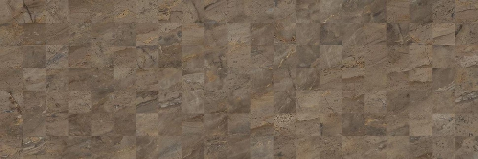 Плитка настенная Laparet Royal 20x60 коричневая, мозаика 60054 - фото 1
