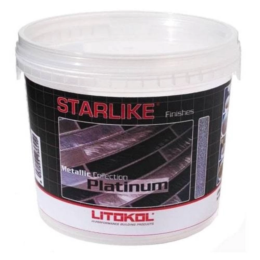 Добавка платинового цвета Litokol Platinum для STARLIKE ведро 100г