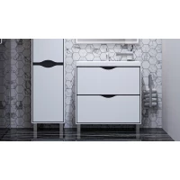 Тумба белый/графит 79,4 см Velvex Rigli tnRIG.80.2Y-21.631.231