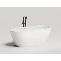Ванна из литьевого мрамора Salini S-Sense Sofia 102516G 169,5x80,5 см, отдельностоящая, белый глянец