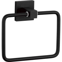Полотенцедержатель кольцо Savol S-06560H черный матовый