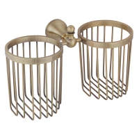 Двойной держатель освежителя воздуха Veragio Gialetta Bronzo VR.GIL-6454.BR