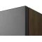 Шкаф одностворчатый подвесной 35x85 см дуб кантри/антрацит R Акватон Терра 1A247503TEKA0 - 5