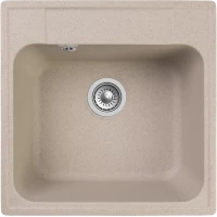 Кухонная мойка GranFest Quarz 48 47,8x47,8 см, песочный