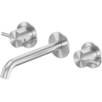 Смеситель для раковины Abber Wasser Kreis 316 AF81123BST-L встраиваемый, нержавеющая сталь