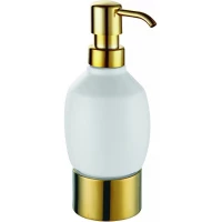 Дозатор для жидкого мыла Azario Elvia AZ-128AG 320 мл, настольный, золотой
